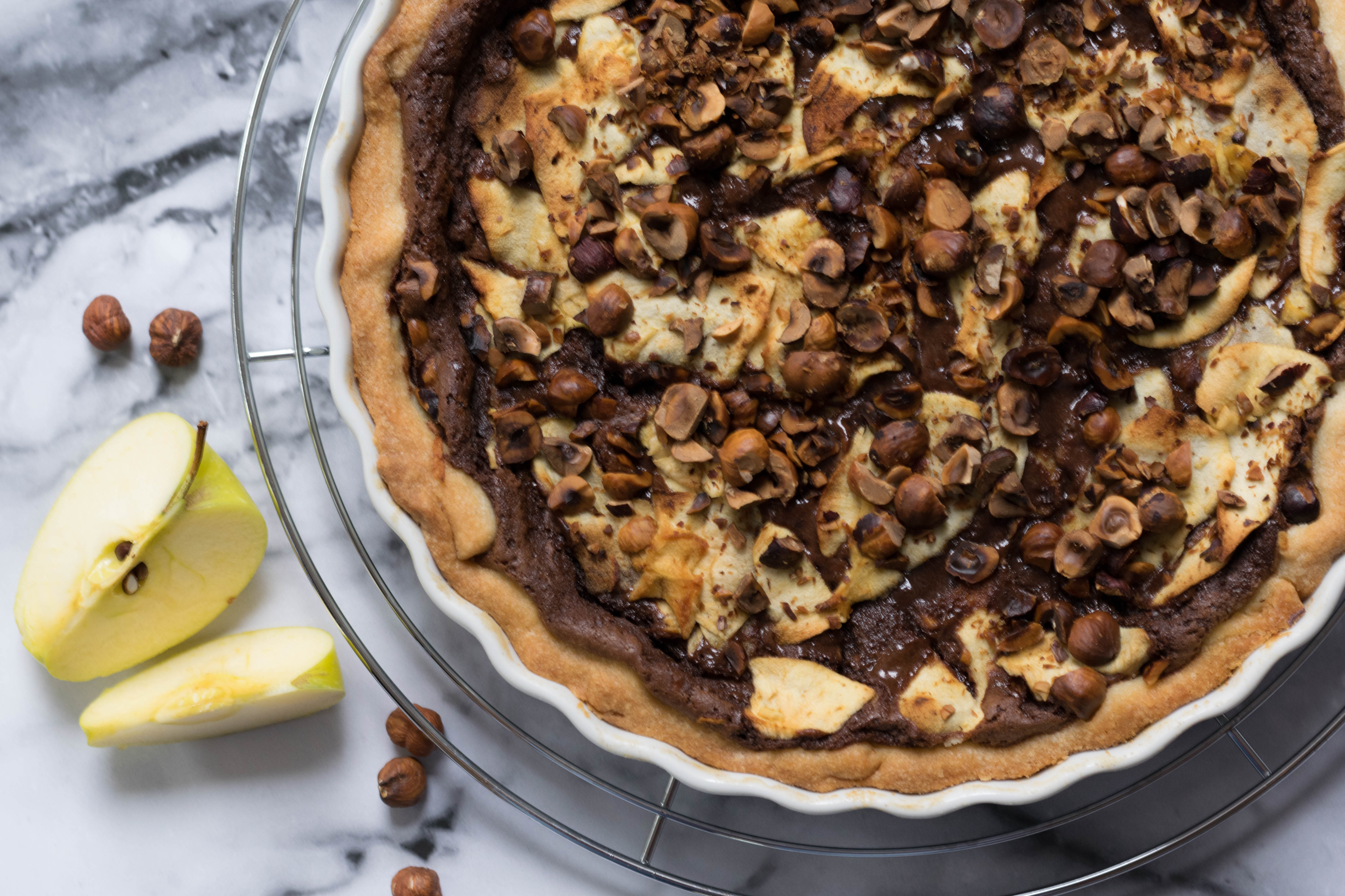 Running out of time – Apfel Nutella Tarte - mintnmelon