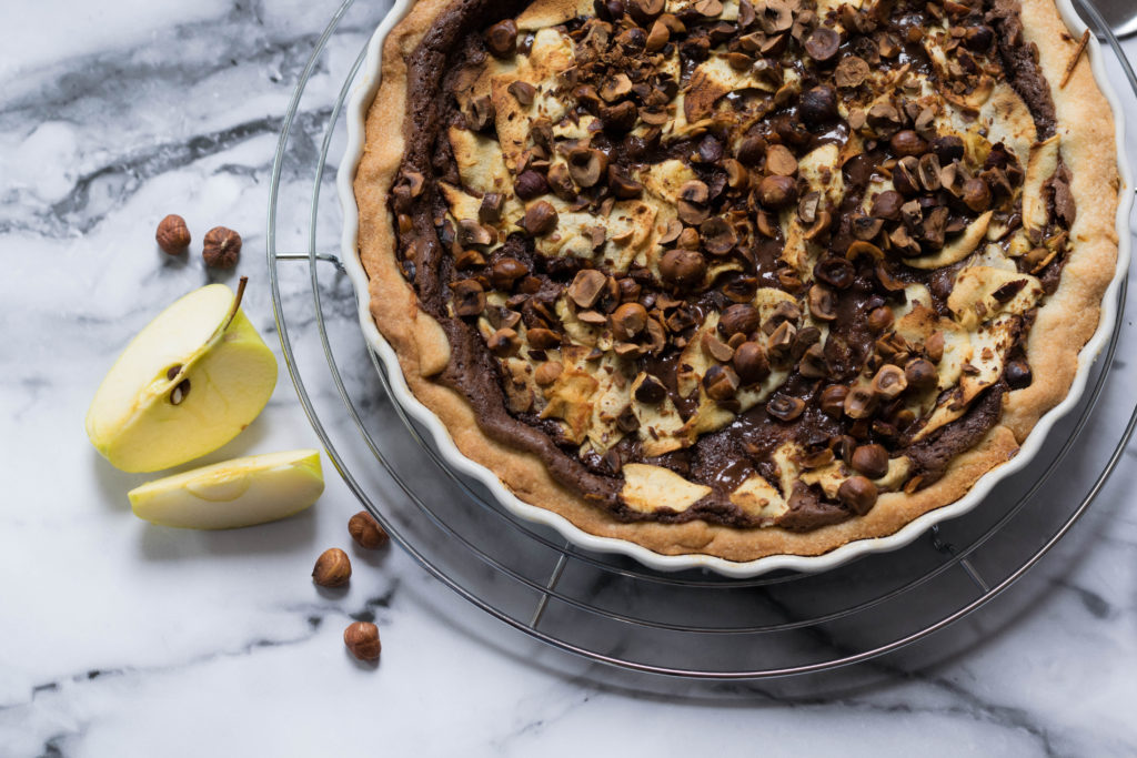 Running out of time – Apfel Nutella Tarte - mintnmelon.com